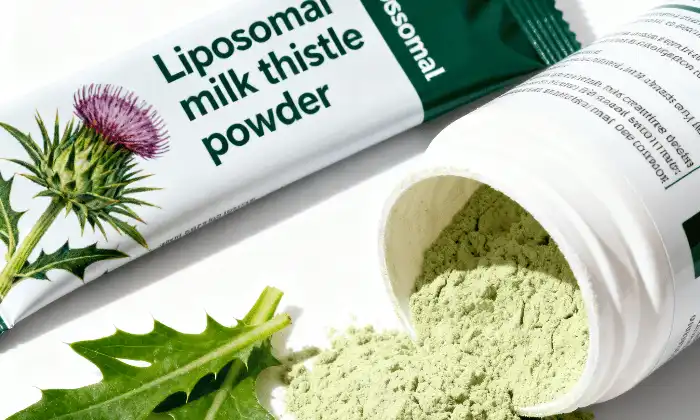 Liposomal milk thistle powder