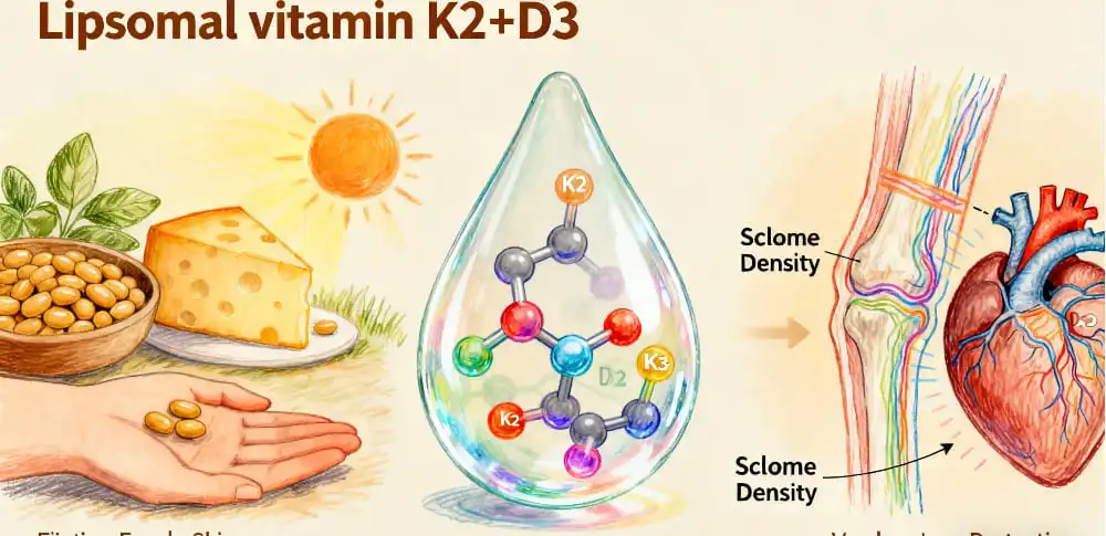 Liposomal vitamin K2+D3 Liposomal vitamin K2+D3