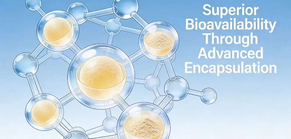 Superior Bioavailability Through Advanced Encapsulation Superior Bioavailability Through Advanced Encapsulation