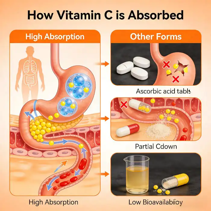 Comparing Liposomal Vitamin C Powder with Other Vitamin C Forms Comparing Liposomal Vitamin C Powder with Other Vitamin C Forms