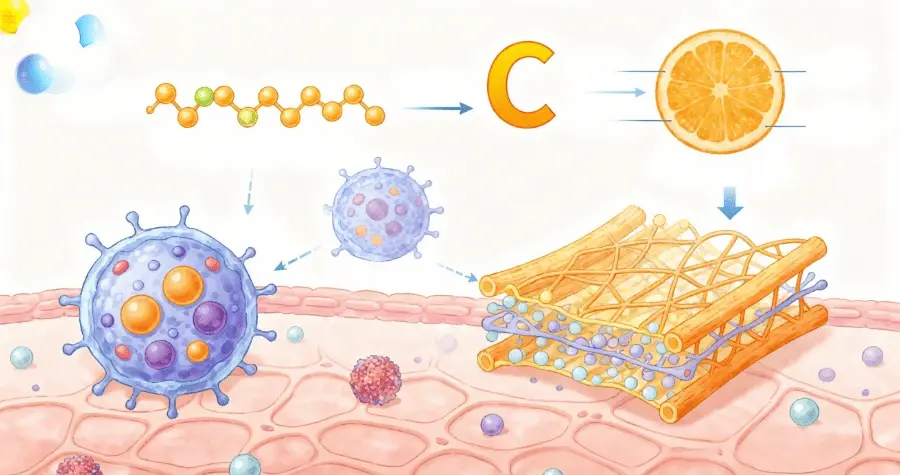 Role of Vitamin C in Collagen Production