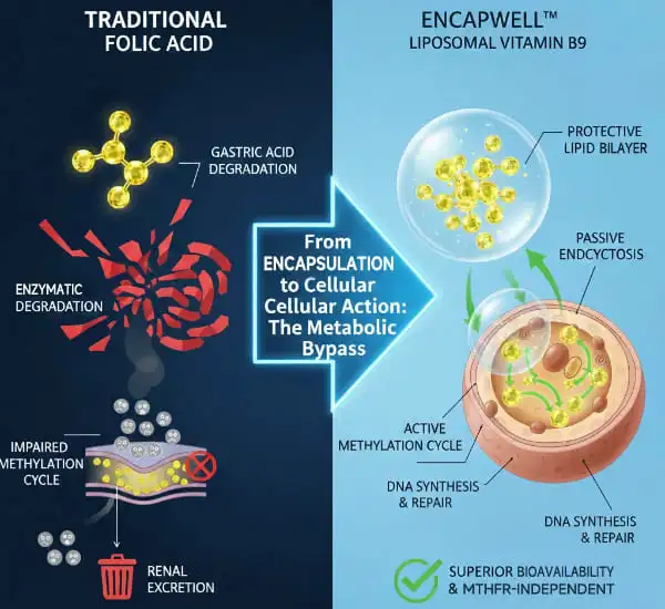 encapswell-liposomal-b9-vs-folic-acid-mthfr-bypass-mechanism